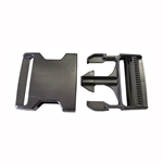 1" Bainbridge International A089 Plastic Black Snap Buckle | Blackburn Marine Sailboat Hardware